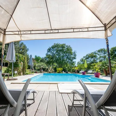 Domaine A L'aise - Piscine Chauffee Alojamento de Acomodação e Pequeno-almoço Plaissan